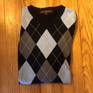 Argyle light weight sweater